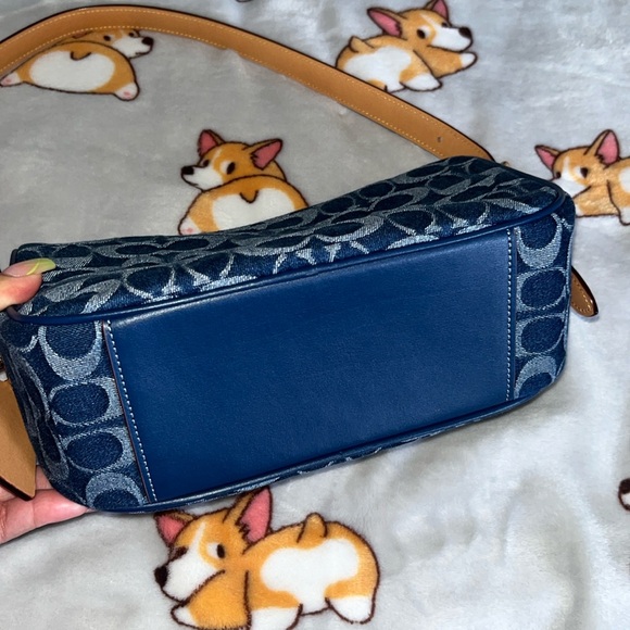 Coach Kailey Denim Shoulder Bag - Picture 4 of 10